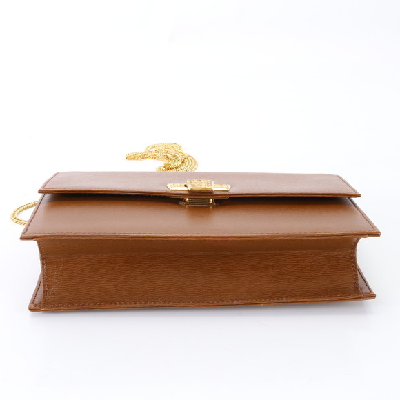 Christian Dior Chain Leather 2way Shoulder Bag Clutch - Picture 8 of 15